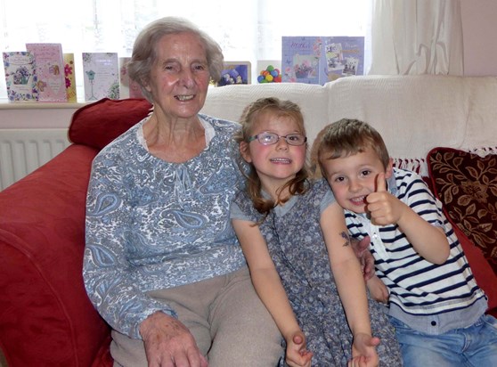 Kyra and Joe loved their Grandma. ❤