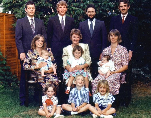 A classic family portrait from way back when….