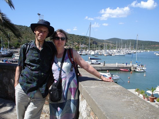 Simon & Mandy near Grosseto, Italy    with much love and such happy memories, judy