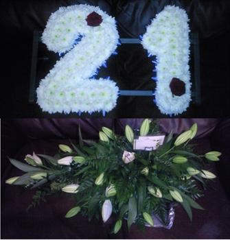 brians 21st birthday flowers