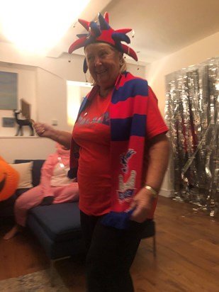 Mum being the Crystal palace fan I always knew she was. 