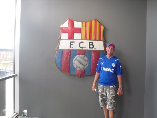 A Bluebird at the Camp Nou
