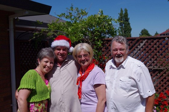 Carol, Alan, Karen, Colin in New Zealand