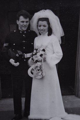 Wedding Day , 28 Feb 1970.