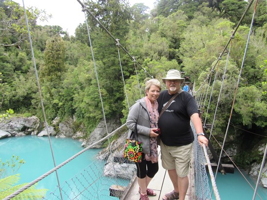 Hokitika Gorge, New Zealand, January 2015.
