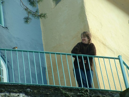 This trip at the start of 2004 came about because we'd set Nell a task of finding something nice to do when she came out of hospital after surgery. It was a special few days, staying in snowy Portmeirion. Christine and my parents were also with us.