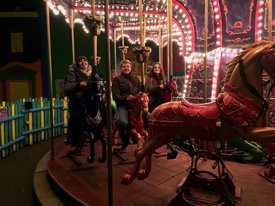 Nell always loved to ride the gallopers whenever she got the chance (insert joke here!) This was after the 2018 fireworks at Alton Towers where a kind attendent let her have several goes one after another.