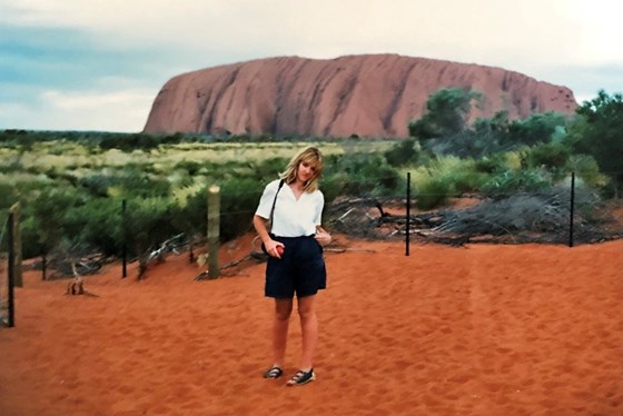 Jan 1988 Uluru, about 5 minutes before the first of many “spider incidents”!!!