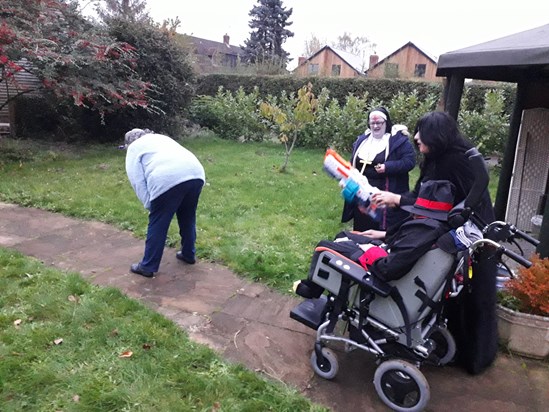 Love this pic of you, Cole, shooting Nanny in the butt with your nerf gun. Lots of love Auntie Deana,  Steve n Adam xxx