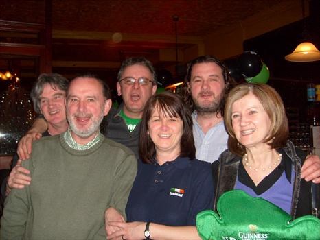 paddy's day 08 - possibly the last photo of the six of us together - happy days!