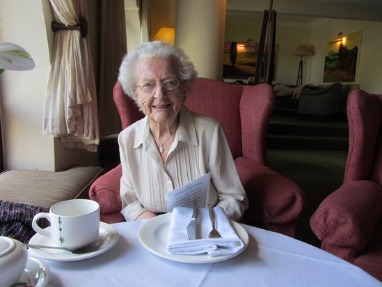 Melinda's 90th Birthday - afternoon tea at Rhinefield House Hotel
