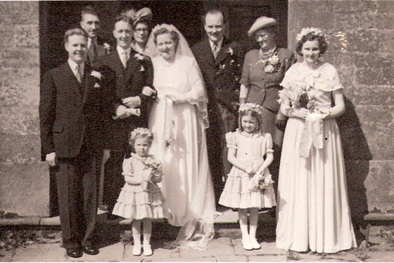 Melinda and Ronald's Wedding 1949