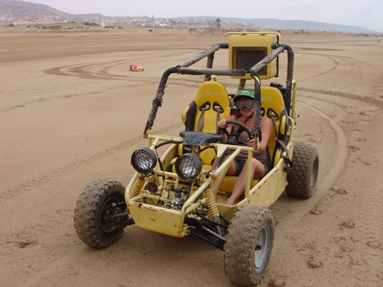 Dune buggy in Morocco