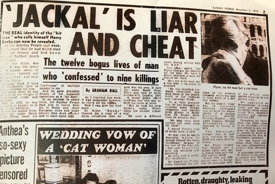 Jackal Clip: This is the story by Graham in November 1980, exposing Joe Flynn.