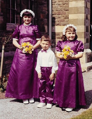 Lynda was my Bridesmaid when I married her Uncle Peter, 1st May 1971.