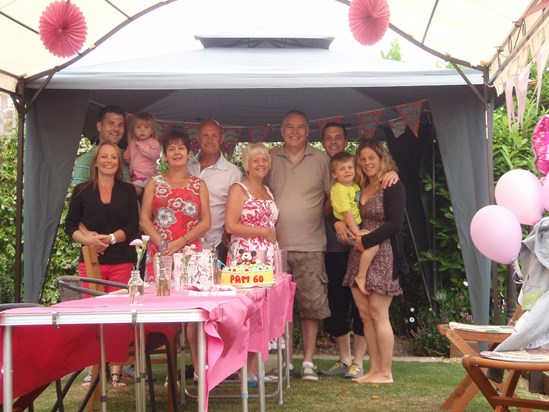 One of the many family parties that Lynda had a hand in organising (2015)