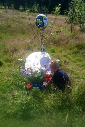 Your brother Cody giving you a birthday balloon for your 8th heaven birthday xxx