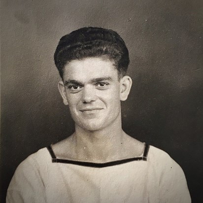 Dad in his Royal Navy uniform
