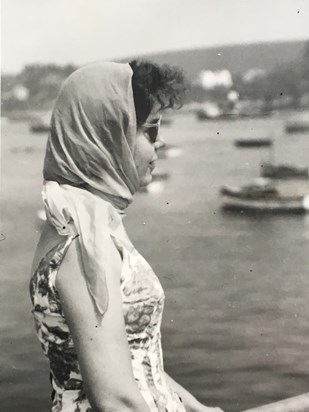 Mum at the harbour