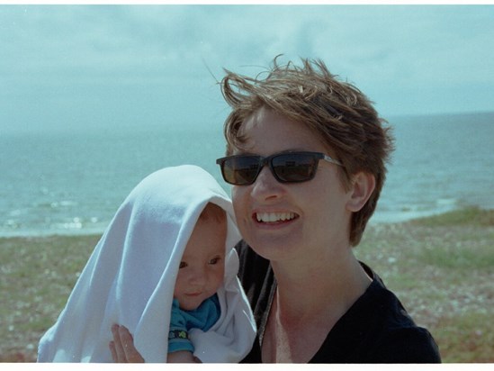Rustington July 1999 with Auntie Ruth