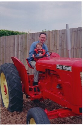 Driving a tractor - May 2000
