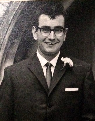 Colin, on the day of his Wedding, 1965