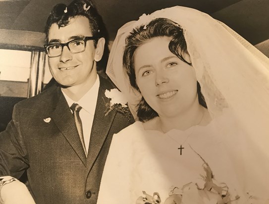 Christine and Colin, at their Wedding, 1965