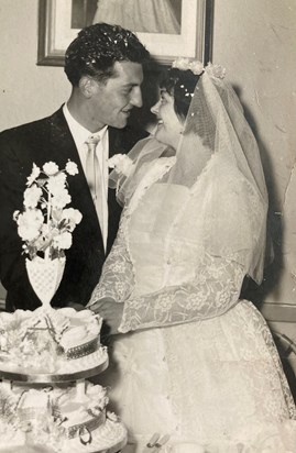 Mum and dad wedding day