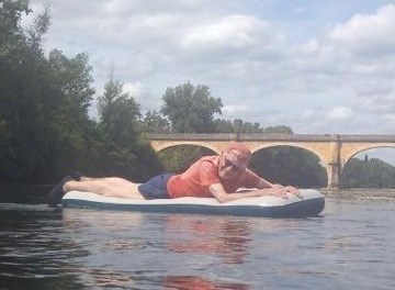Floating down the River Dordogne, August 2023.