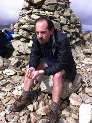 On top of Coniston Old Man 