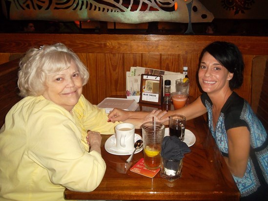 2011 My favorite Bday pic at our dinner spot ( Outback )