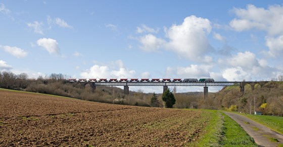 Another one of those beautiful railway photos John took, this one in France, March 2020