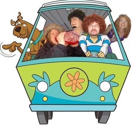 Scooby Doo, Beardy Keef and friends