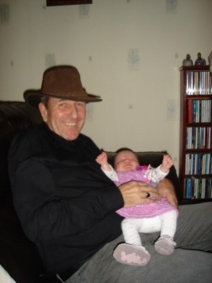 Beloved grandad... but what about that hat??!! Xx