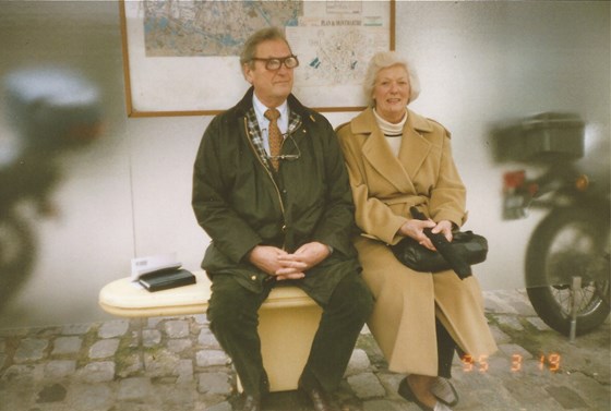 Beryl with Joe in Paris - March 95