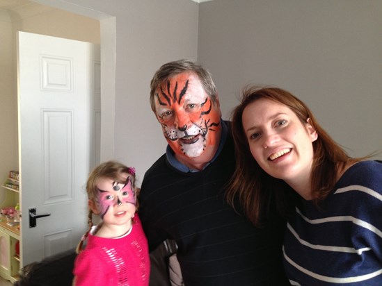 2013 Facepainting with Lucy, always reminds me of Peter Kay's Phoenix Nights