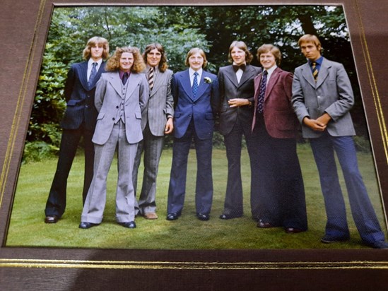 Dave and Janet's wedding 1974