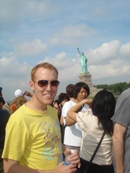 Ian and the Statue of Liberty