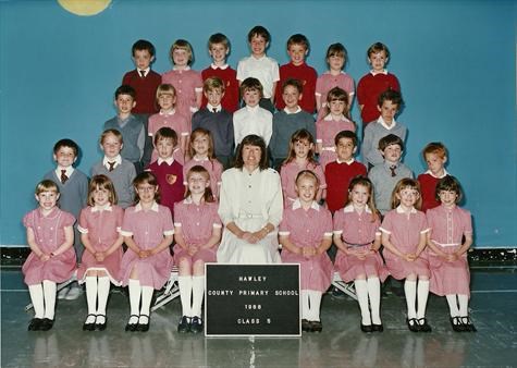 Class 5 1988 Hawley County Primary school