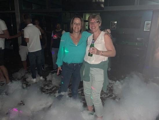 Foam party on Ascension