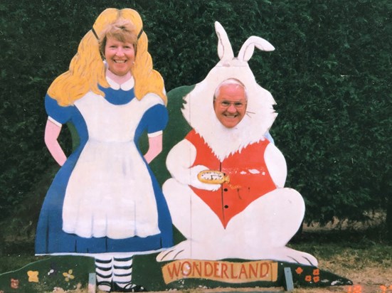 Mum & Dad Alice In Wonderland, somewhere In Nottingham
