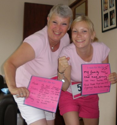 Working to fight cancer x