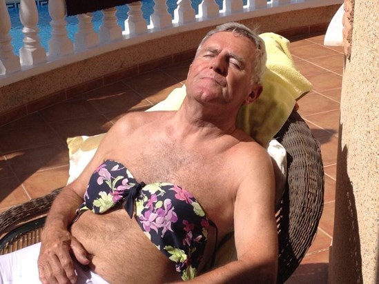 Bob sunbathing 2011