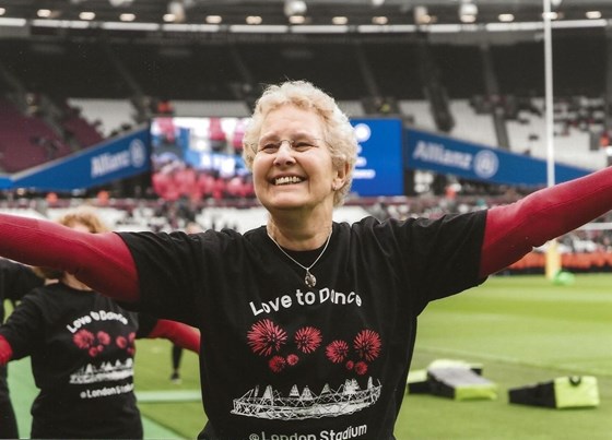 Evelyn loved dancing at the Olympic Park