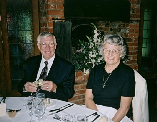 John & Muriel at Shirley & Rob's wedding 16th June 2002