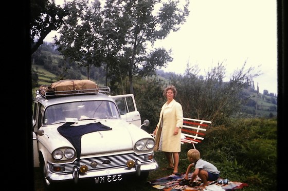 Picnic on the way through France 1966?