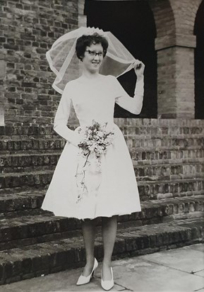 Lucille on her wedding day