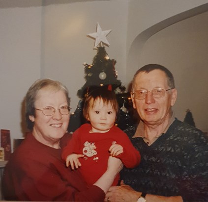 Nanny & Grandad with Baby Amy