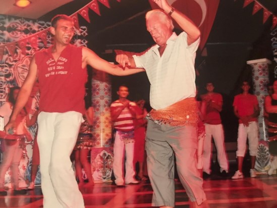 In front of hundreds cheering, Ken won 1st Place in the Lykia World Belly Dancing Competition 2009