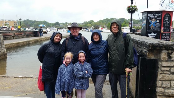 Wet and happy summer holiday in Lymington